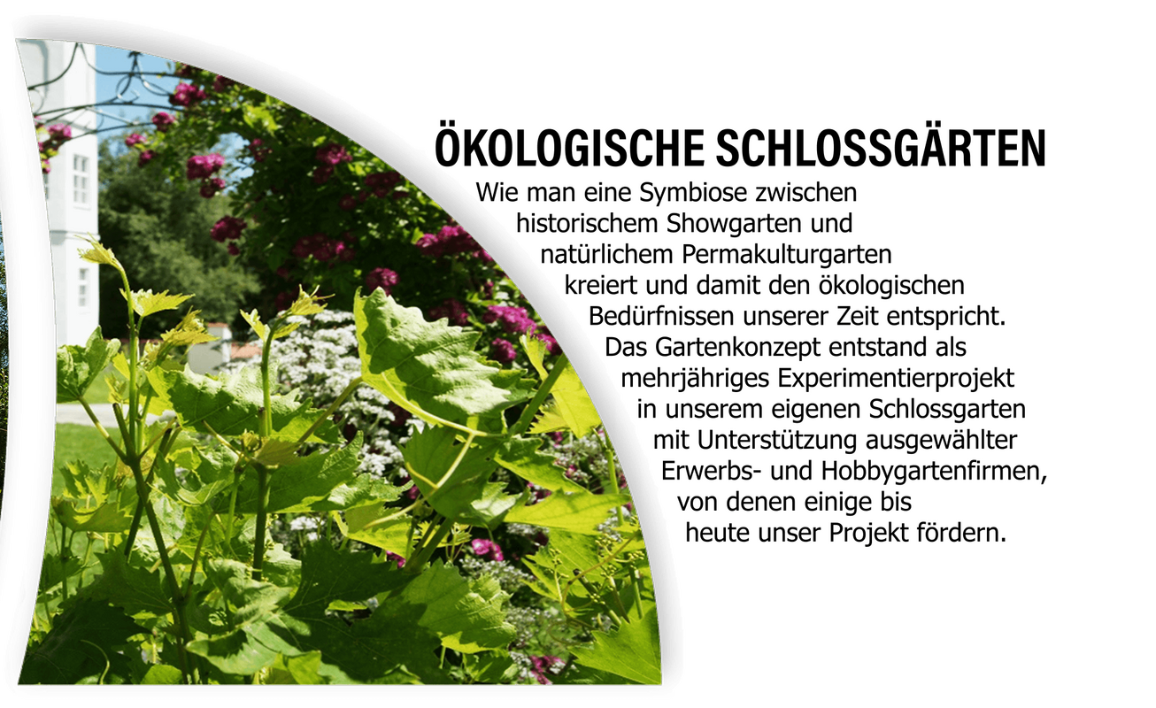 Schloss Rudolfshausen - Ökologische Schlossgärten